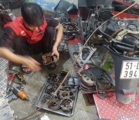 LÀM MÁY XE TAY GA GIÁ RẺ , UY TÍN / LÀM NỒI XE TAY GA UY TÍN